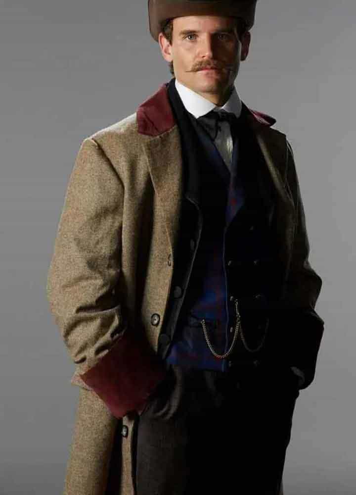 THE LUMINARIES 2021 (WALTER MOODY) MICHAEL SHEASBY TRENCH WOOL COAT